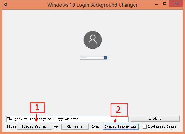 Windows 10 Login Background Changer