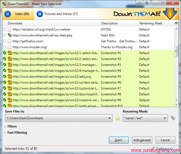 火狐浏览器获取整页HTML链接超级连接！