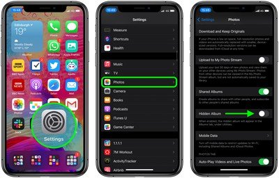 2how-to-hide-hidden-album-photos-ios