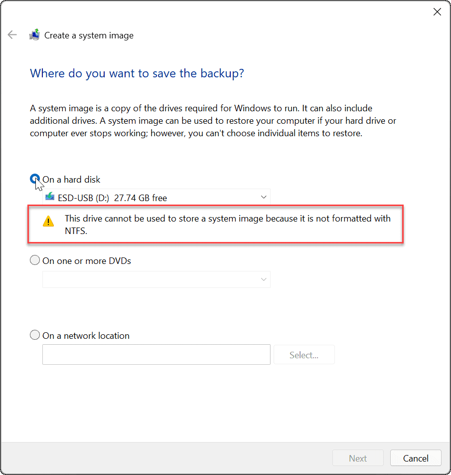 4-Disk-Not-NTFS