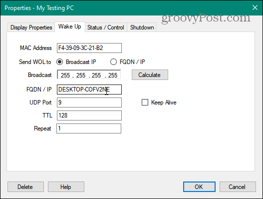 9-WakeOnLan-Entries 9-WakeOnLan-Entries