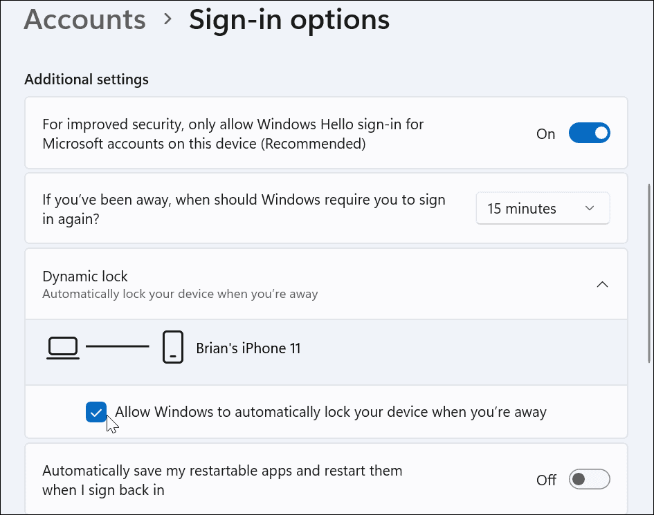 9-use-dynamic-lock-on-windows-11