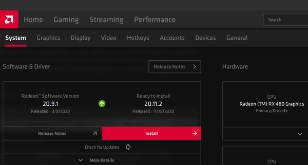 AMD-Graphics-Check-for-Updates
