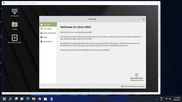Access-Linux-Mint-from-Windows-10-11-using-RDP Access-Linux-Mint-from-Windows-10-11-using-RDP