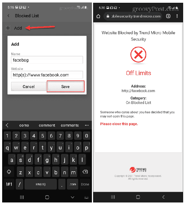 Add-site-to-block-Trend-Micro-block-message