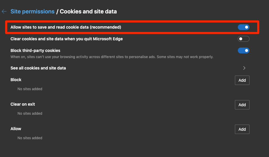 Allow-cookies