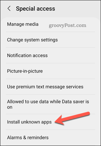 Android-Special-Access-Menu