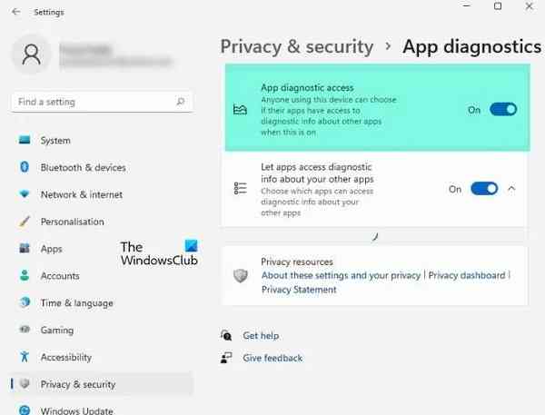 App-diagnostic