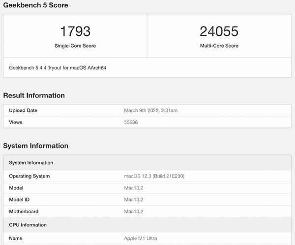 Apple-M1-Ultra-Geekbench-score