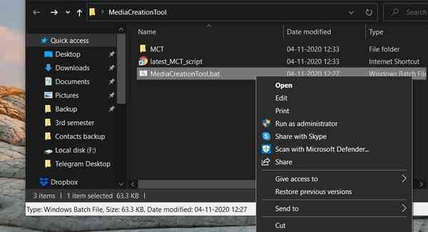 Batch-file