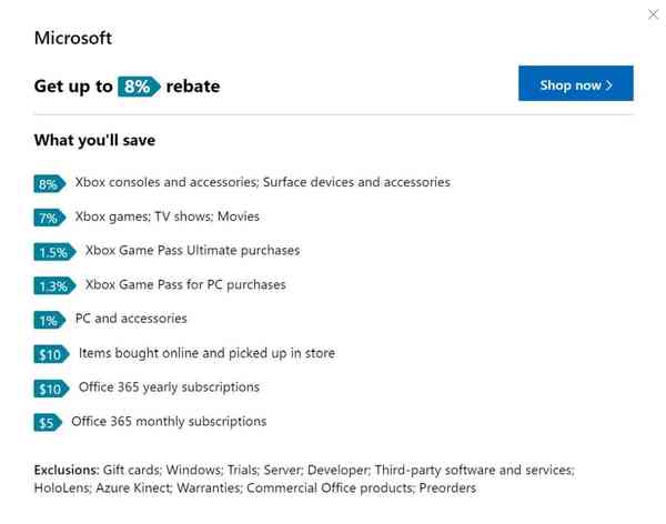 Bing-rebates-program