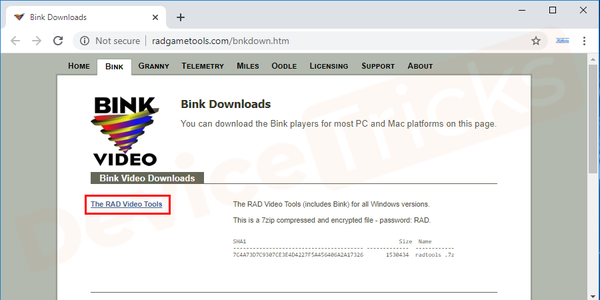 Bink-download-page-or-RAD-Video-Tools