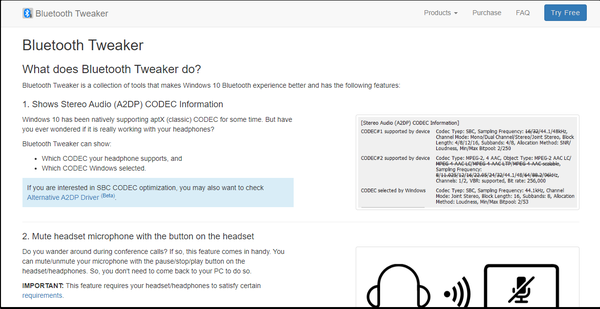 Bluetooth-tweaker