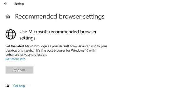 Browser-settings