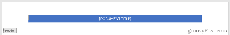 BuiltInHeader-WordHeaderFooter