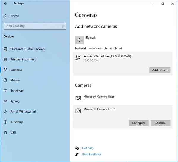 Camera-settings
