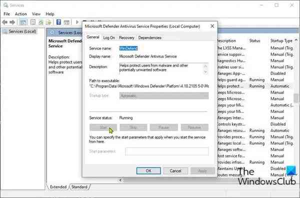 Check-Windows-Defender-Service