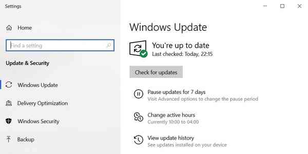 Checking-for-updates