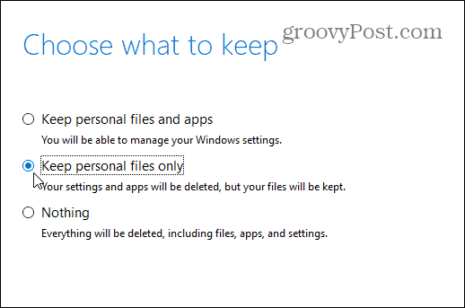 Choose-what-to-keep