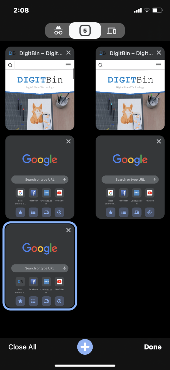 Chrome-Tab-Management