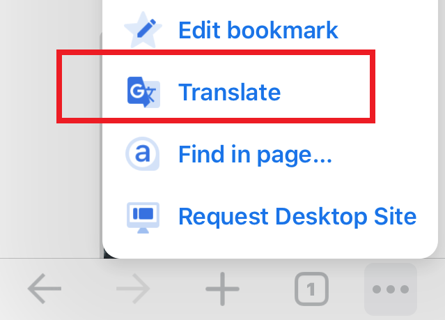 Chrome-iOS-Translate-Command-Button