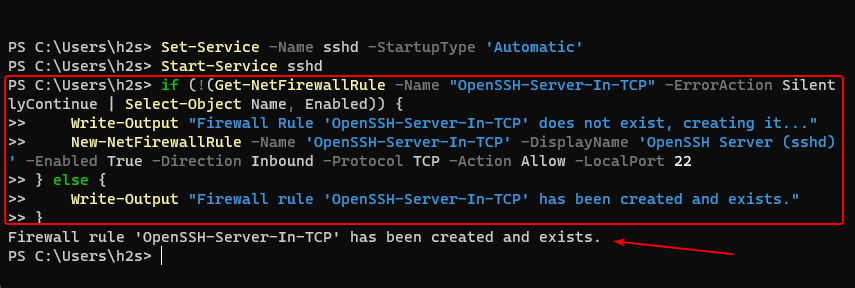 Configure-Firewall-for-OpenSSh-server-in-Windows-11