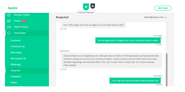 Connectivity-of-Social-media-with-Spyine-app