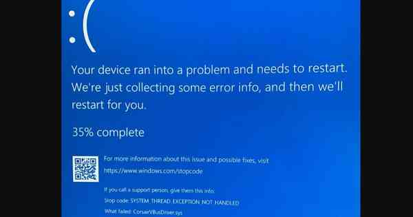 Corsair-BSOD