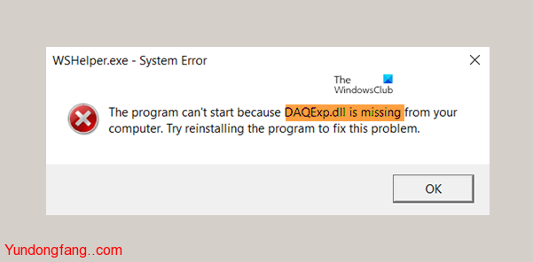 DAQExp.dll-missing-error