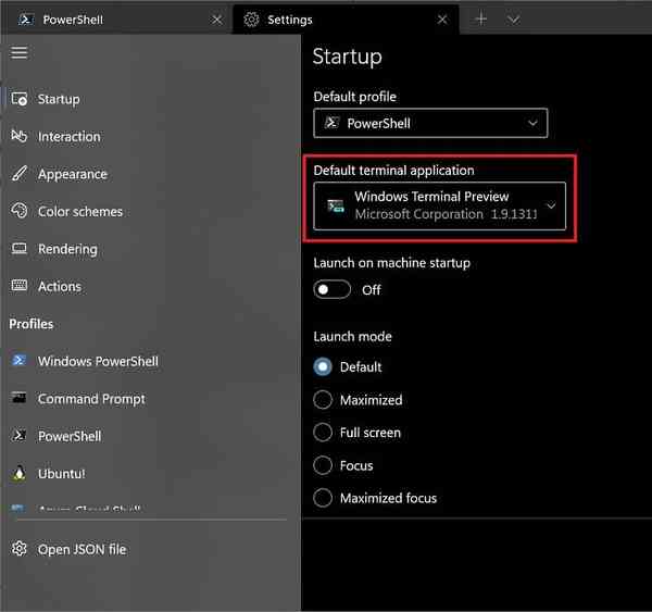 Default-Windows-Terminal