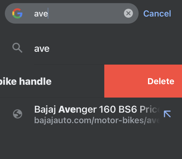 Delete-Search-Term-from-Chrome-iPhone
