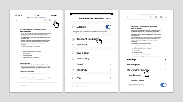 Document-Headings