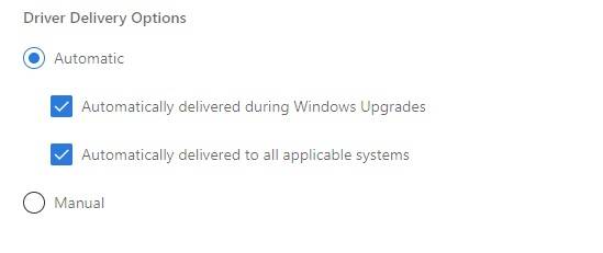Driver-delivery-options
