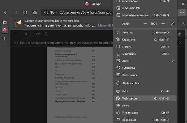 Edge-Web-Capture