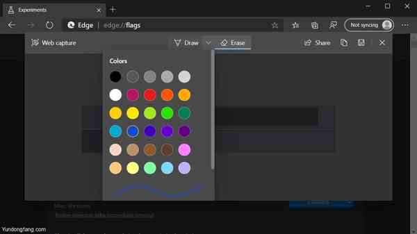 Edge-capture-screen