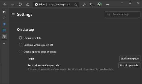 Edge-startup-page