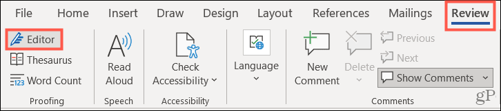 EditorRibbon-WordWindowsDisableSpellCheck