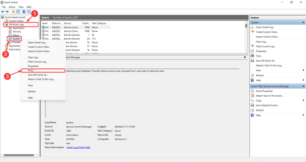 Event-viewer-system-find