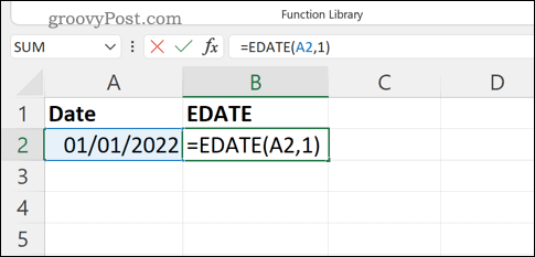 Excel-EDATE-Typing-Formula Excel-EDATE-Typing-Formula
