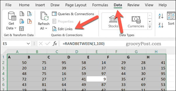 Excel-Edit-Links-Option Excel-Edit-Links-Option