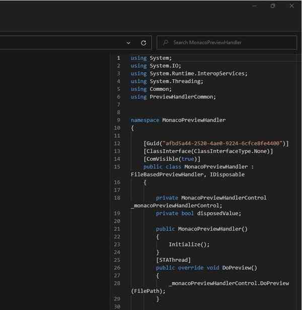 Explorer-preview-pane