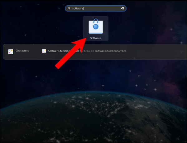 Fedora-activities-search-software-app