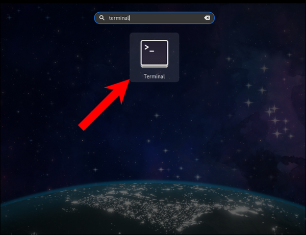 Fedora-open-terminal