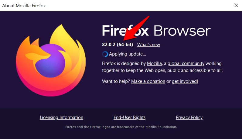 Firefox-Browser-Version-and-Architecture