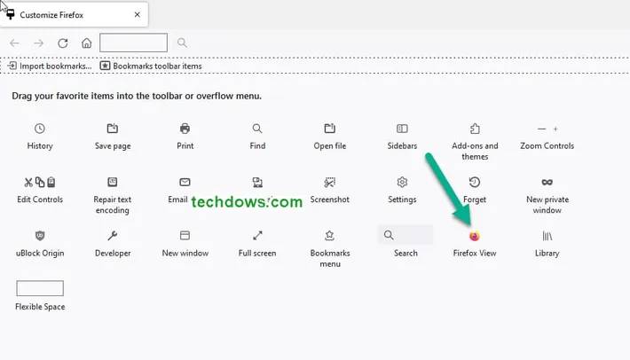 Firefox-View-button-in-Customize-dialog-1