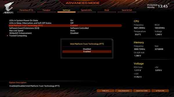 Gigabyte-Intel-PTT