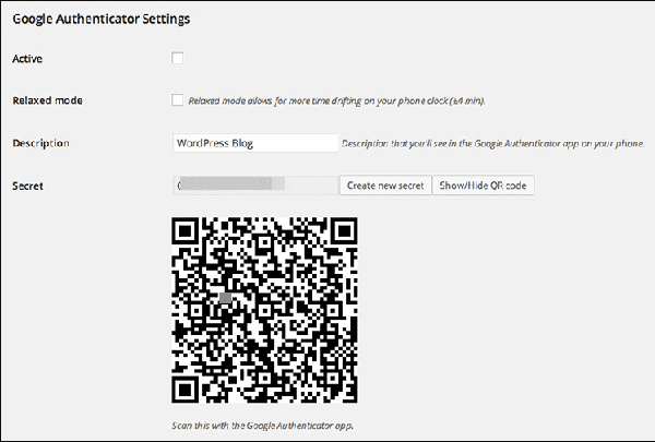 Google-Authenticator-WordPress-plug-in