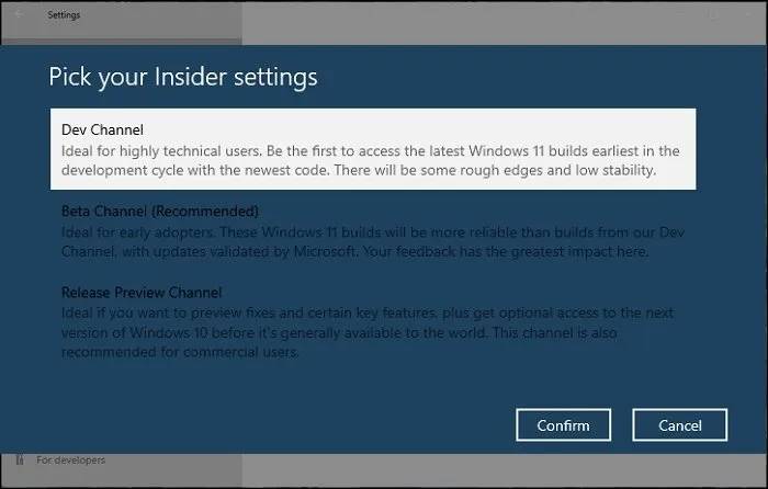 Insider-Channel-Preview-Selection Insider-Channel-Preview-Selection