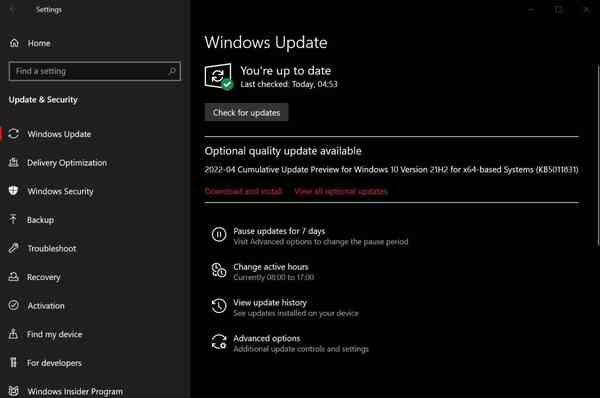 KB5011831-Windows-10-update
