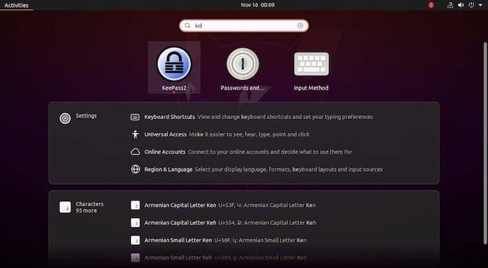 Keypass-linux
